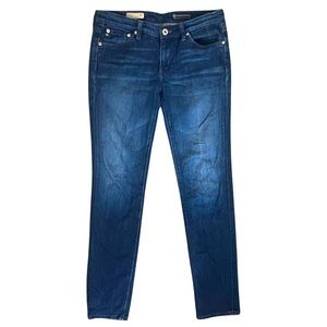 Medium wash straight AG jeans
